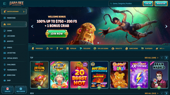 Larabet interface